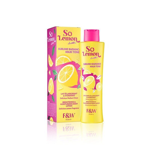Fair & White Fair & White So Lemon Sublime Radiance Brightening & Moisturizing Maxi Tone Body Lotion 250ml – Even, Smooth & Glowing Skin