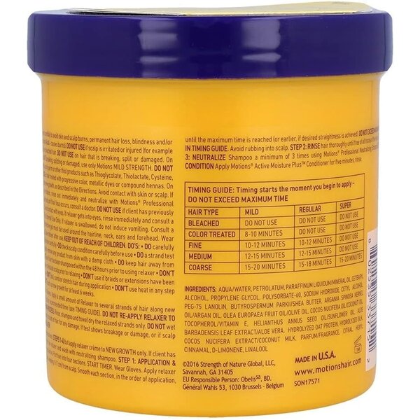 Motions Motions Haar Relaxer Regular 425g – Voor medium haarstructuren, glad & zijdezacht