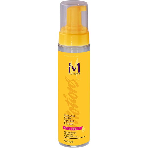 Motions Motions Foam Styling Lotion 226g – Flexibele styling met sheaboter, arganolie & kokosolie