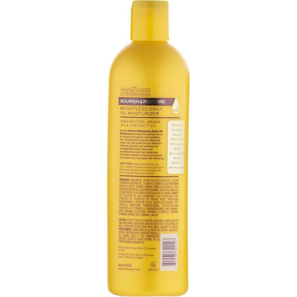 Motions Motions Dagelijkse Olie Moisturizer 384ml – Lichtgewicht verzorging met sheaboter, arganolie & kokosolie