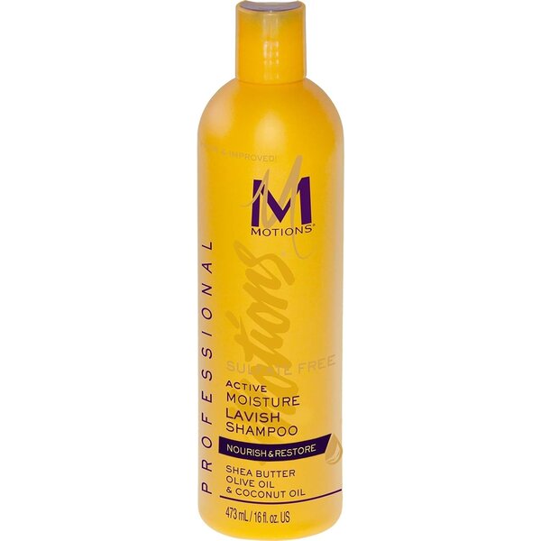 Motions Motions Sulfaatvrije Lavish Shampoo 473ml – Hydraterend met sheaboter, olijfolie & kokosolie