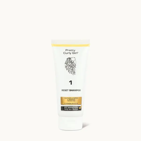 Pretty Curly Girl Pretty Curly Girl Reset Shampoo 100ml – With Papaya & Avocado, Removes Build-up