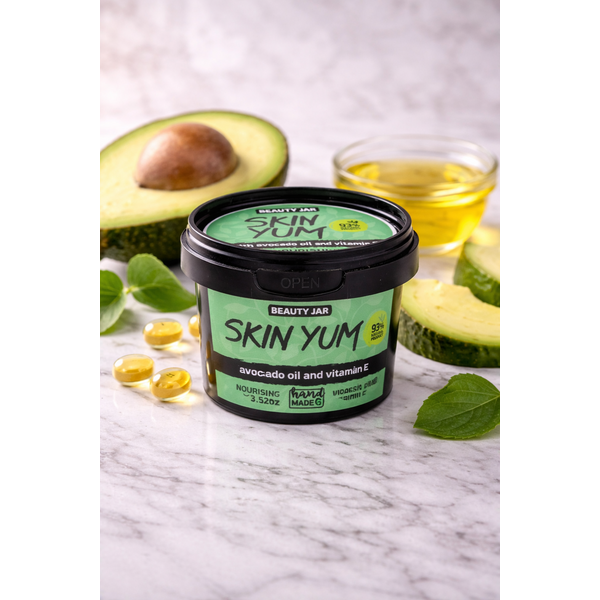 Beauty Jar Beauty Jar Skin Yum Nourishing Face Mask – Hydrating Treatment with Avocado Oil & Vitamin E (93% Natural)