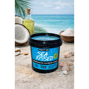Beauty Jar Sea Kissed Rejuvenating Face & Body Scrub met Kokosolie & Zeezout – Verfrissende Peeling 200 g