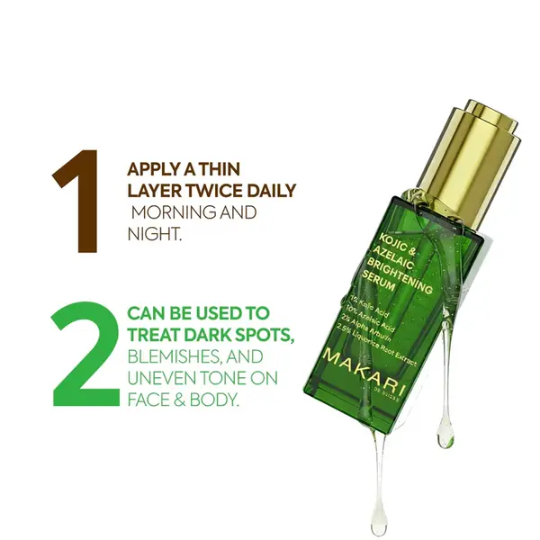 Makari Makari Kojic & Azelaic Brightening Serum with 10% Azelaic Acid & 1% Kojic Acid – 33ml