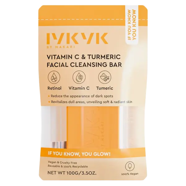 Makari Makari IYKYK Reinigingszeep met Vitamine C & Kurkuma voor een stralende, egale teint – 100g