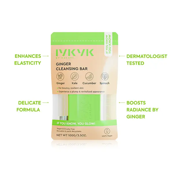 Makari Makari IYKYK Reinigingszeep met Gember & Niacinamide voor een frisse, veerkrachtige huid – 100g