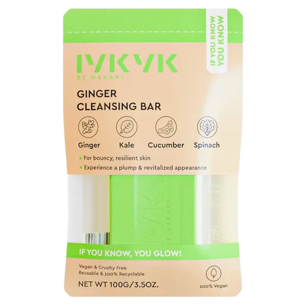 Makari Makari IYKYK Reinigingszeep met Gember & Niacinamide voor een frisse, veerkrachtige huid – 100g