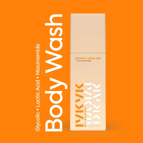 Makari Makari IYKYK Exfoliating Body Wash met Glycolzuur, Melkzuur & Niacinamide – Egaliserende Body Cleanser 400ml