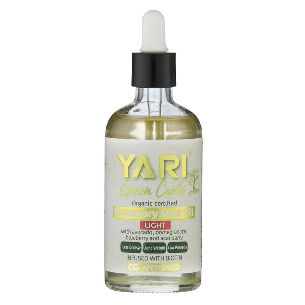 Yari Green Curls Yari Green Curls Rosemary Mint Oil Light – Lightweight Hair Oil with Rosemary & Mint for Shine and Hydration (100ml)