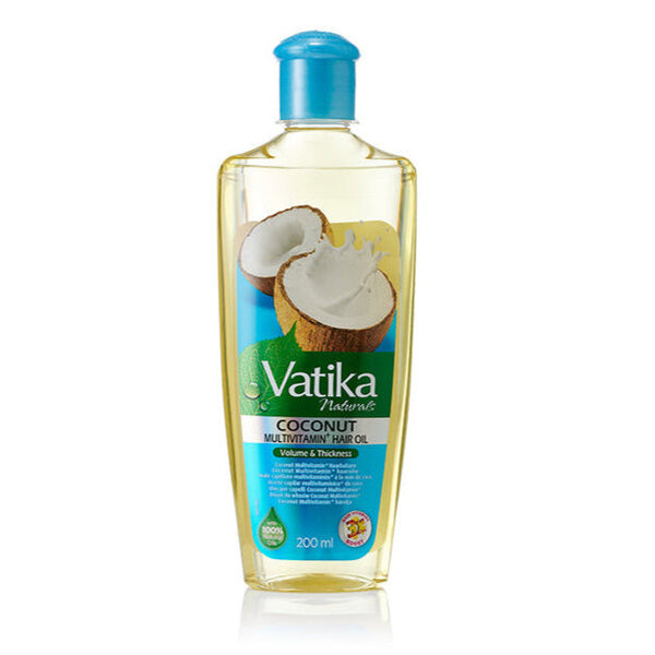 Dabur Vatika Vatika Naturals Multivitamin Coconut Hair Oil – Strong & Thick Hair 200ml