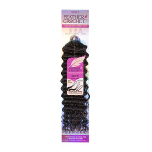 Janet Collection HH Feather Crochet Deep Wave 18 inch