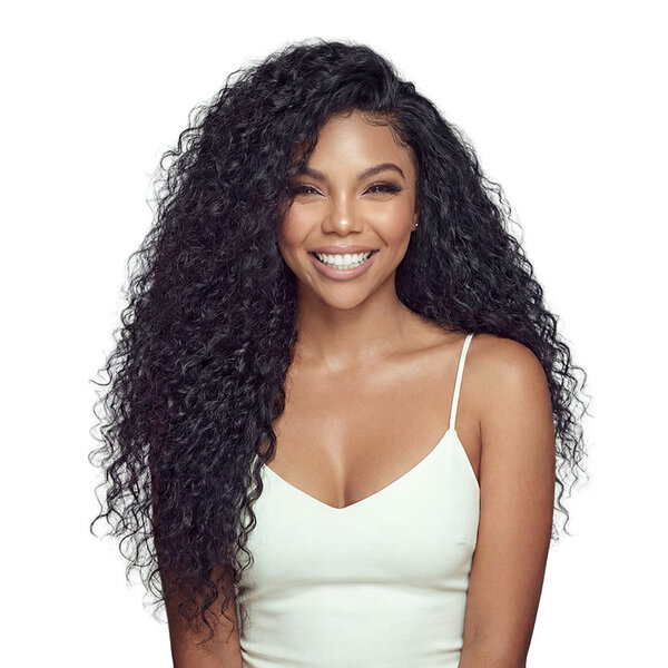 Janet Collection Janet Collection Encore Lavie Feather Crochet Water Wave 18 inch – Human Hair Prime Unimix™ | Knotless Design | Effortless Waves, Maximum Length