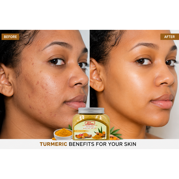 Skin Doctor Turmeric Face & Body Whitening Scrub (500ml)