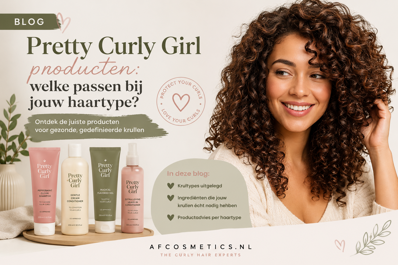Pretty Curly Girl producten: welke passen bij jouw haartype?