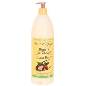 Secret d'Afrique Cocoa Butter Lotion Family Size 1L