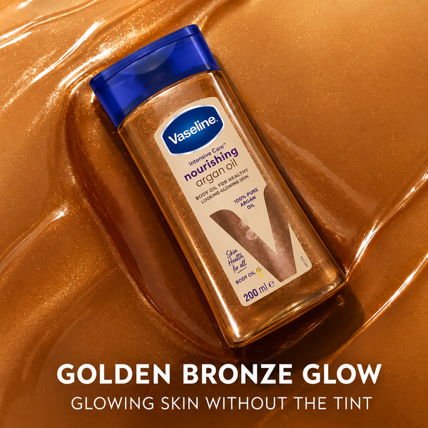 Vaseline® Vaseline Nourishing Argan Oil Body Oil – Voedende Lichaamsolie met Arganolie voor een Zachte & Stralende Huid (200ml)