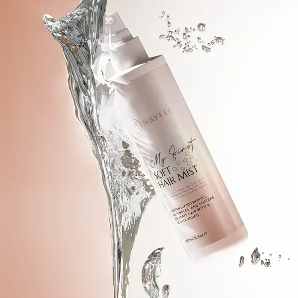 Curly Secret Nayeel My First Soft Hair Mist – Gentle Leave-In Detangling Spray with Oat Extract for Baby & Kids Hair