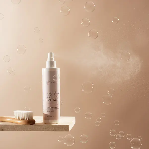 Curly Secret Nayeel My First Soft Hair Mist – Gentle Leave-In Detangling Spray with Oat Extract for Baby & Kids Hair