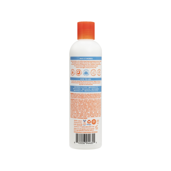 Cantu Cantu Weightless Smooth + Curl Cream – Lightweight Curl Cream with Blue Agave for Waves & Loose Curls