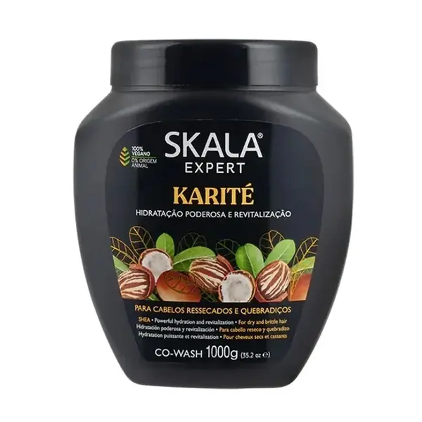 Skala Skala Expert Karité – Voedende Hair Treatment Cream met Sheaboter, Vitamine E & D-Panthenol voor Droog en Breekbaar Haar 1000g