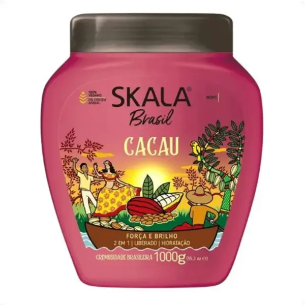 Skala Skala Brasil Cacau Treatment Cream 1000g – Hydraterende Haarcrème met Cacao voor Zwak & Dof Haar