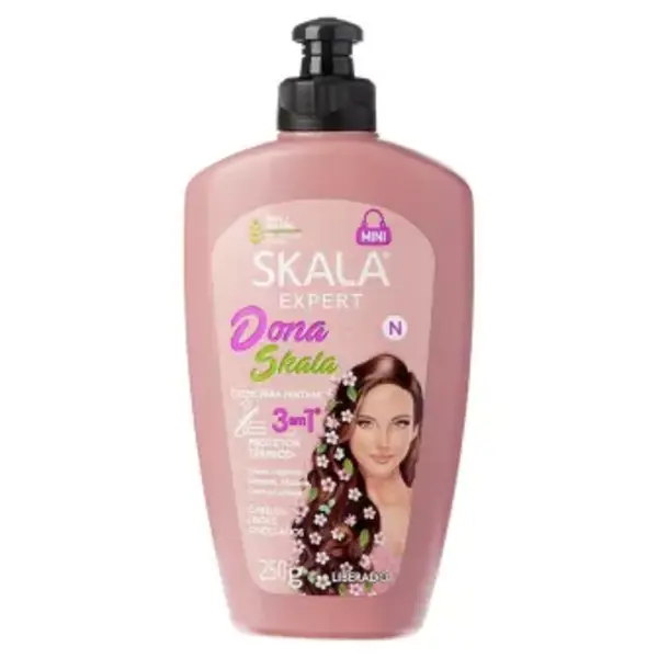 Skala Skala Dona Skala 3-in-1 Leave-In & Treatment Cream met Kokos-, Avocado-, Zonnebloem- & Lijnzaadolie + Hittebescherming 250g