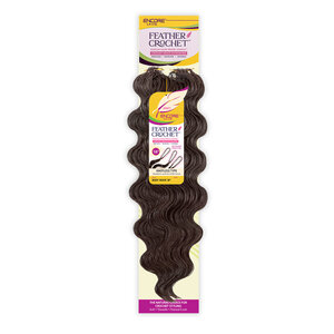 Janet Collection Feather Crochet Human Hair Prime Unimix Body Wave 18"
