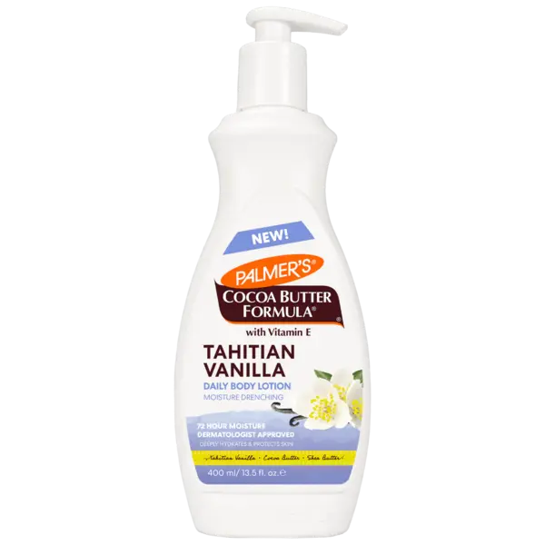 Palmer's Palmer's Tahitian Vanilla Daily Body Lotion with Cocoa Butter, Shea Butter & Sweet Almond Oil – 48 Hour Moisture 400ml