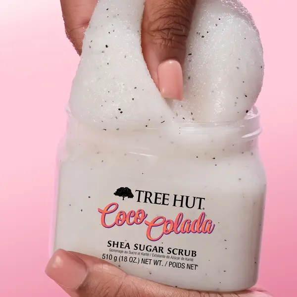 Tree Hut Tree Hut Coco Colada Shea Sugar Scrub met Kokosolie, Ananasextract, Sheaboter & Natuurlijke Oliën voor een Zachte, Stralende Huid 510g