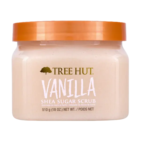Tree Hut Tree Hut Vanilla Shea Sugar Scrub met Sheaboter, Vanille, Colloïdaal Goud & Natuurlijke Oliën voor een Zachte en Gladde Huid 510g