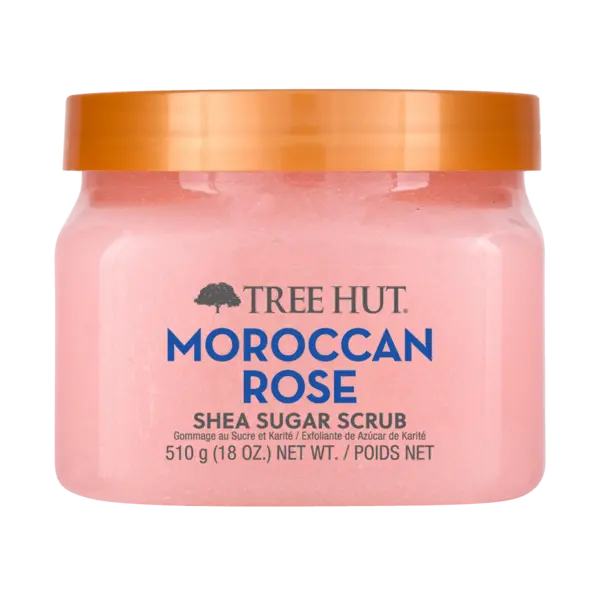 Tree Hut Tree Hut Moroccan Rose Shea Sugar Scrub with Rosehip Oil, Moroccan Argan Oil, Shea Butter & Natural Oils 18 oz