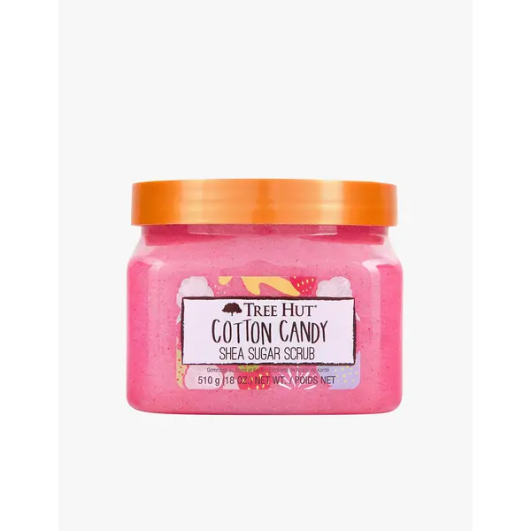 Tree Hut Tree Hut Cotton Candy Shea Sugar Scrub with Shea Butter, Strawberry, Vitamin C & Natural Oils 18 oz
