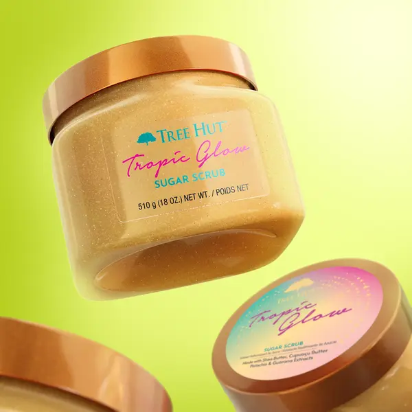 Tree Hut Tree Hut Tropic Glow Shea Sugar Scrub with Cupuaçu Butter, Guarana, Pistachio Oil, Shea Butter & Natural Oils 18 oz