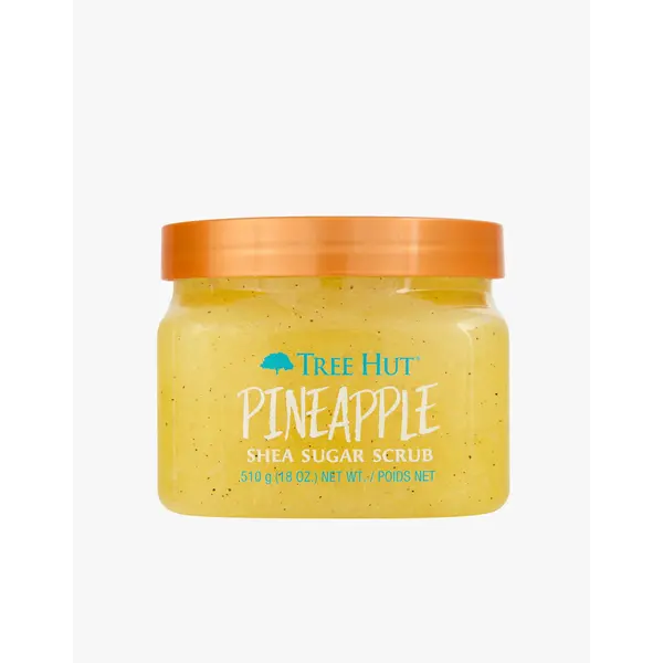 Tree Hut Tree Hut Pineapple Shea Sugar Scrub met Ananasextract, Polyglutaminezuur, Sheaboter & Natuurlijke Oliën 510g