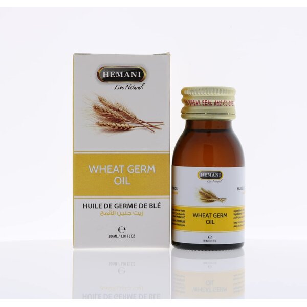 Hemani Herbal Hemani Wheat Germ Oil – Conditioning Wheat Germ Oil for Skin, Face & Hair 30ml