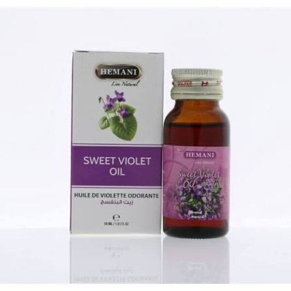 Hemani Herbal Hemani Sweet Violet Oil – Aromatische Viooltjesolie voor Huid, Massage & Verzorging 30ml