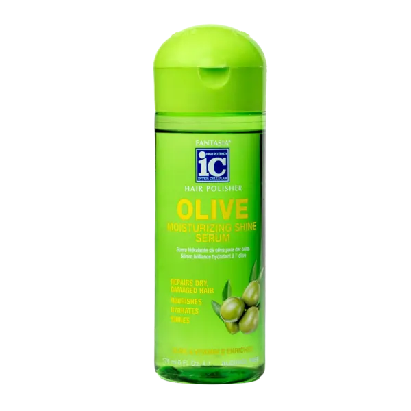Fantasia IC Fantasia IC Olive Moisturizing Shine Serum – Moisturizing Anti-Frizz Hair Serum with Shine & Heat Protection 177ml