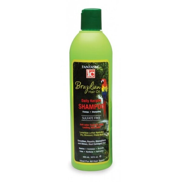 Fantasia IC Fantasia IC Brazilian Hair Oil Daily Keratin Shampoo – Moisturizing Keratin Shampoo for Dry, Frizzy & Damaged Hair 355ml