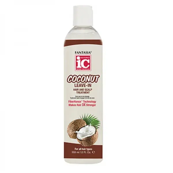 Fantasia IC Fantasia IC Coconut Leave-In Hair & Scalp Treatment – Strengthening & Moisturizing Coconut Leave-In 355ml