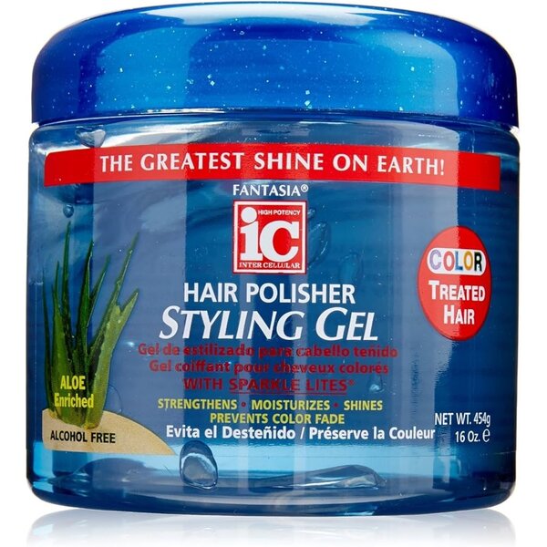Fantasia IC Fantasia IC Styling Gel for Color Treated Hair – Styling Gel with UV Protection, Proteins & Long-Lasting Hold 454g