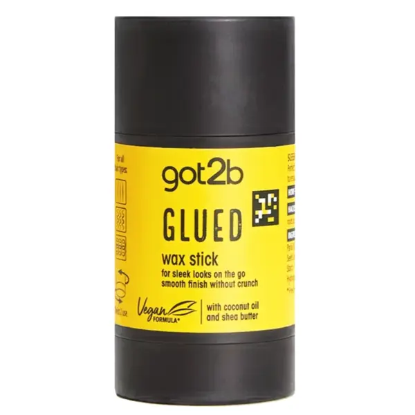 got2b got2b Glued Wax Stick – Styling Wax for Sleek Hair, Flyaways & Up to 24H Hold 50g