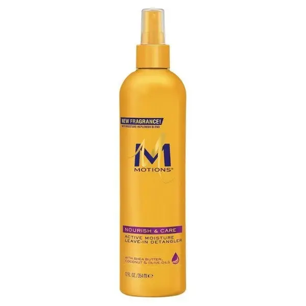 Motions Motions Active Moisture Leave-In Detangler – Hydraterende Ontklitter met Shea Butter, Coconut & Argan Oil 384ml