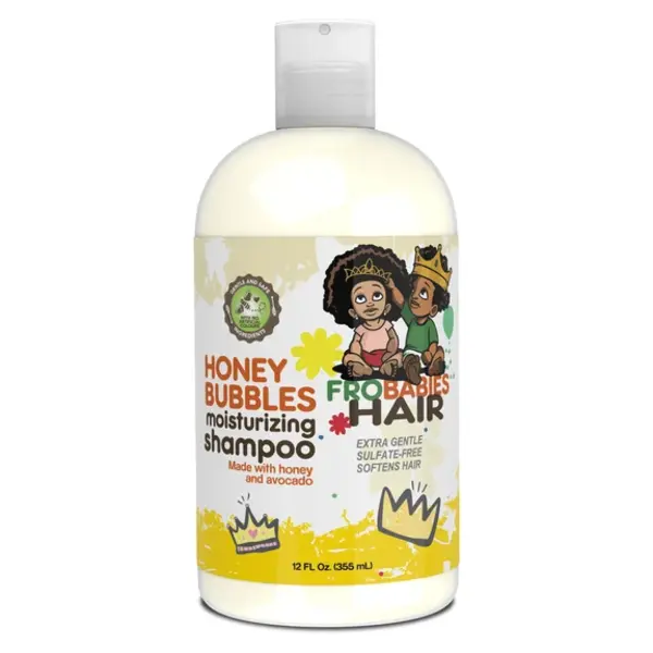 FroBabies Hair FroBabies Honey Bubbles Moisturizing Shampoo – Gentle Moisturizing Shampoo with Honey & Avocado 355ml