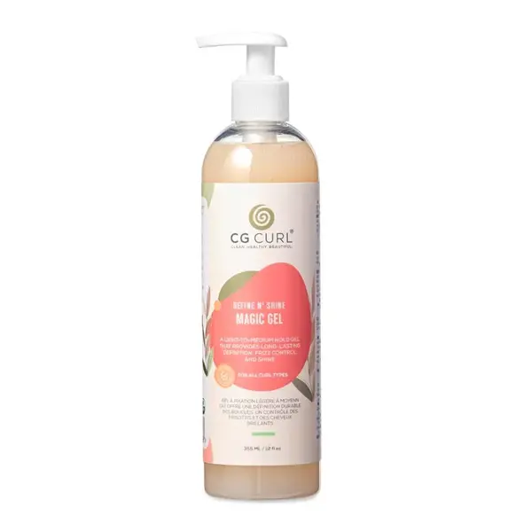 CG Curl CG Curl Define N’ Shine Magic Gel – Hydraterende Stylinggel voor Definitie & Frizz Control 355ml
