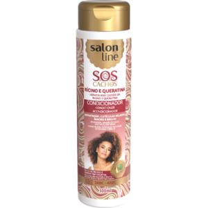 Salon Line S.O.S Curls Keratin & Castor Oil Conditioner 300ml