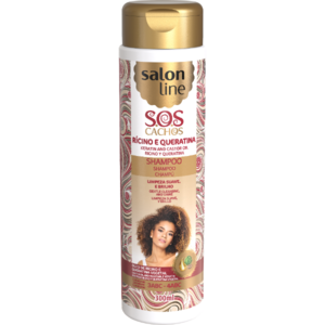Salon Line S.O.S Curls Keratin & Castor Oil Shampoo 300ml