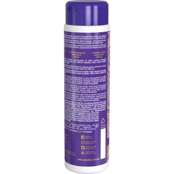 Salon Line Salon Line S.O.S Curls Super Oils Mix Shampoo – Nourishing Shampoo for Dry Curls 300ml