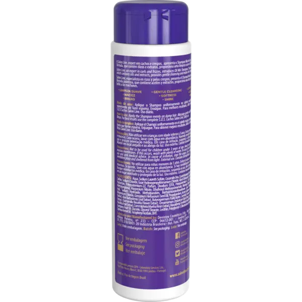 Salon Line Salon Line Super Oil Mix Shampoo – Nourishing & Moisturizing Shampoo for Dry and Curly Hair 300ml