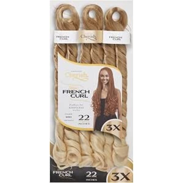 Cherish Cherish - Krul extensions - Pre-gestylede spiralen voor moeiteloze look - Geschikt voor vlechten en crochet styles - 55,88cm  - (613)